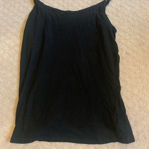 Black tank top